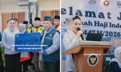 Sherly Tjoanda Bagikan Uang Saku untuk Calon Jemaah Haji Maluku Utara, Total Rp1,5 Miliar