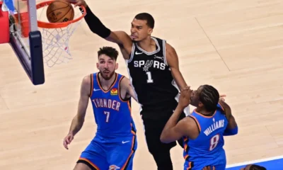 Spurs vs Thunder 122 115 Wembanyama Cetak 41 Poin