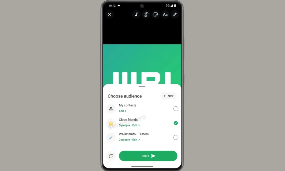 Status WhatsApp Kini Punya Fitur Close Friend