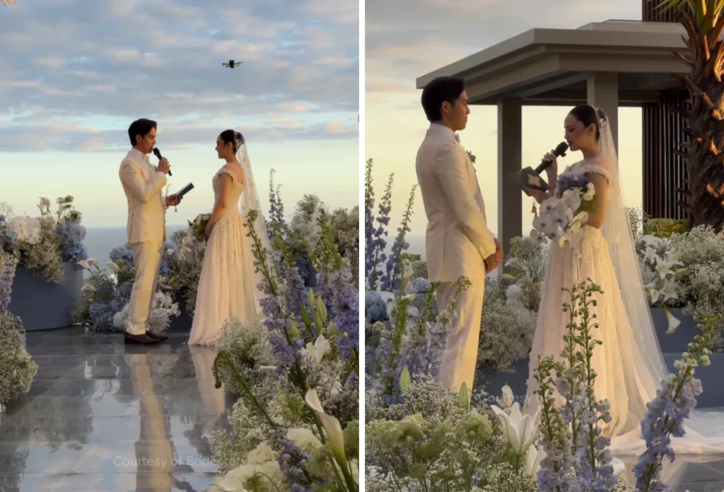 Suasana Wedding Vow El dan Syifa di Bali