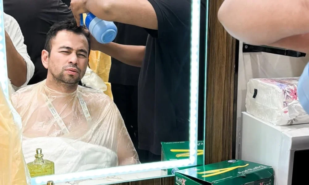 Tampil Plontos usai Tahallul, Raffi Ahmad Rambut Boleh Hilang, tapi Semoga Dosa Ikut Gugur