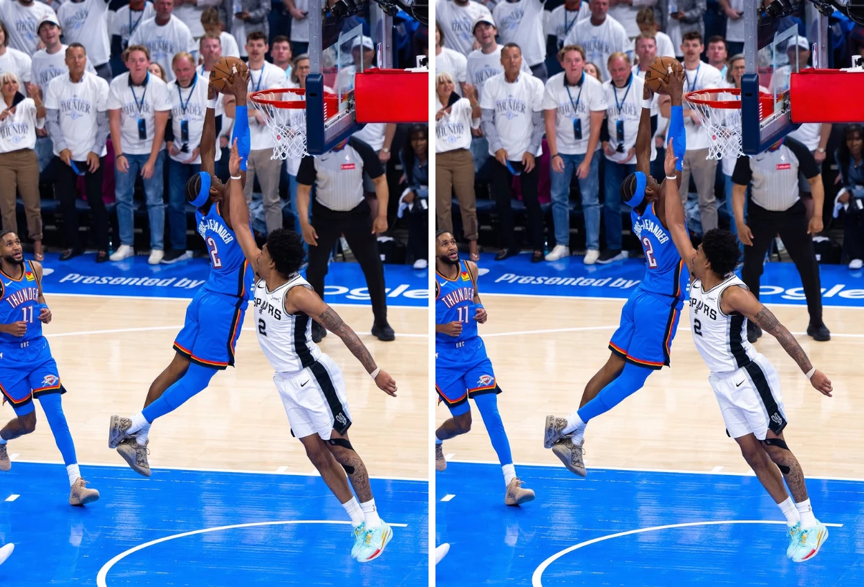 Thunder vs Spurs 122 113 Shai Gilgeous Alexander Cetak 30 Poin