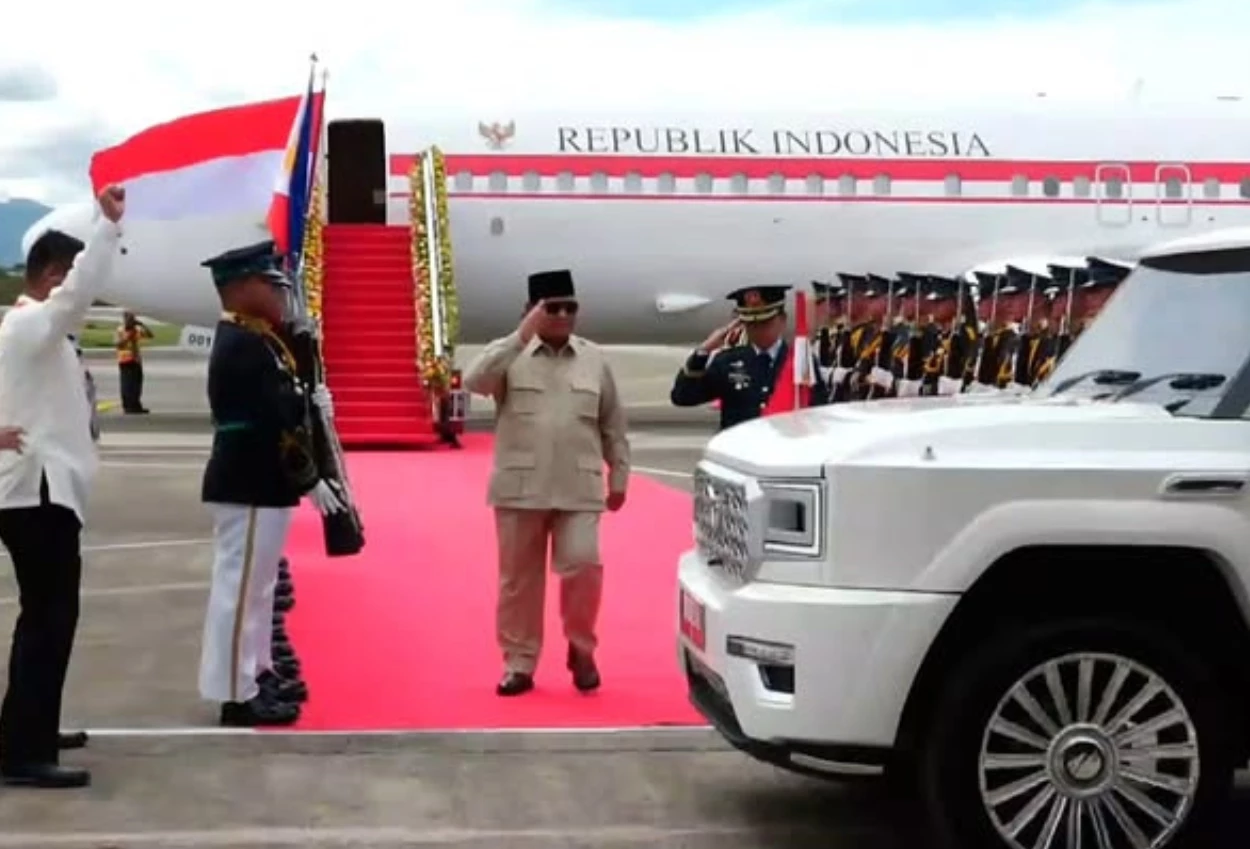 Tiba di Filipina, Prabowo untuk Pertama Kalinya Bawa Maung saat Lawatan ke Luar Negeri