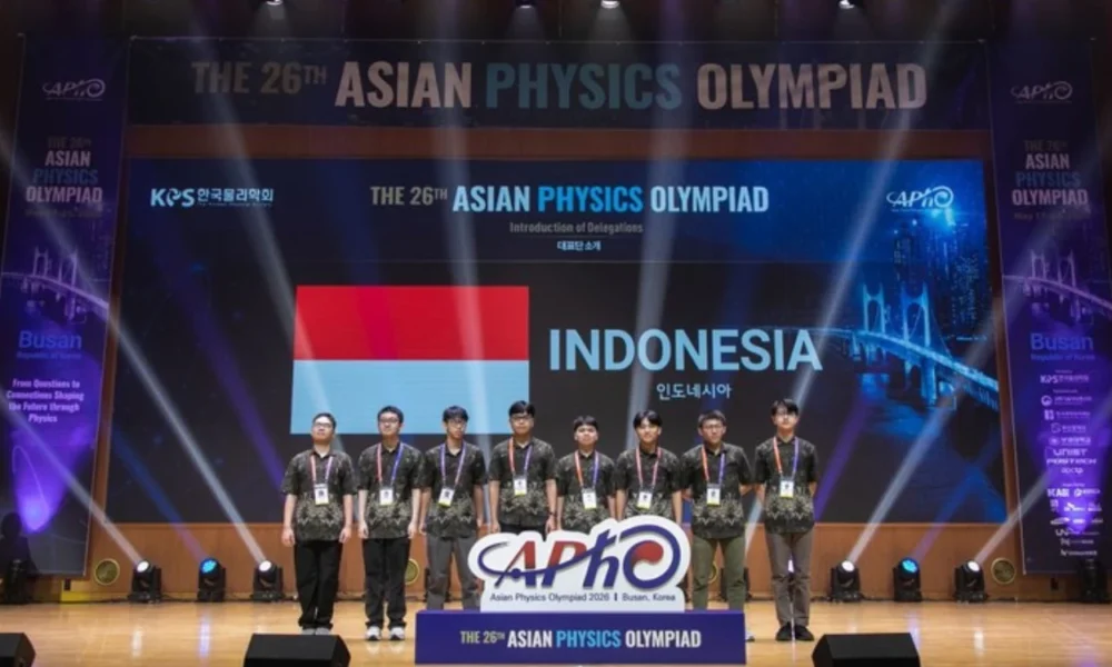 Tim Olimpiade Fisika RI Raih Dua Emas dan Tiga Perunggu, Ungguli Jepang dan Israel