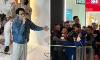 Viral! Emak Emak Bawa Speaker dan Ingin Lempar ke Bawah saat Afgan Manggung