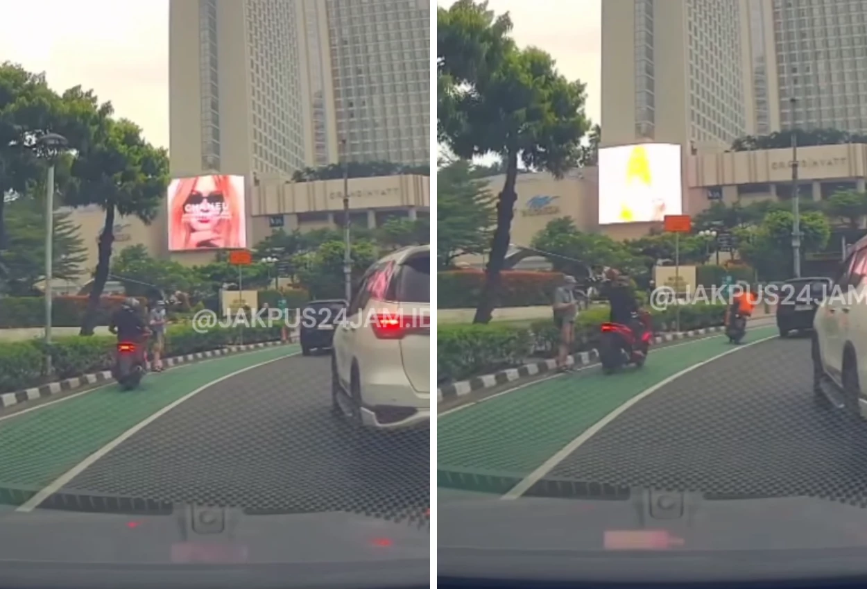 Viral! WNA Dijambret di Bundaran HI, Korban Sempat Kejar Pelaku hingga Tersungkur