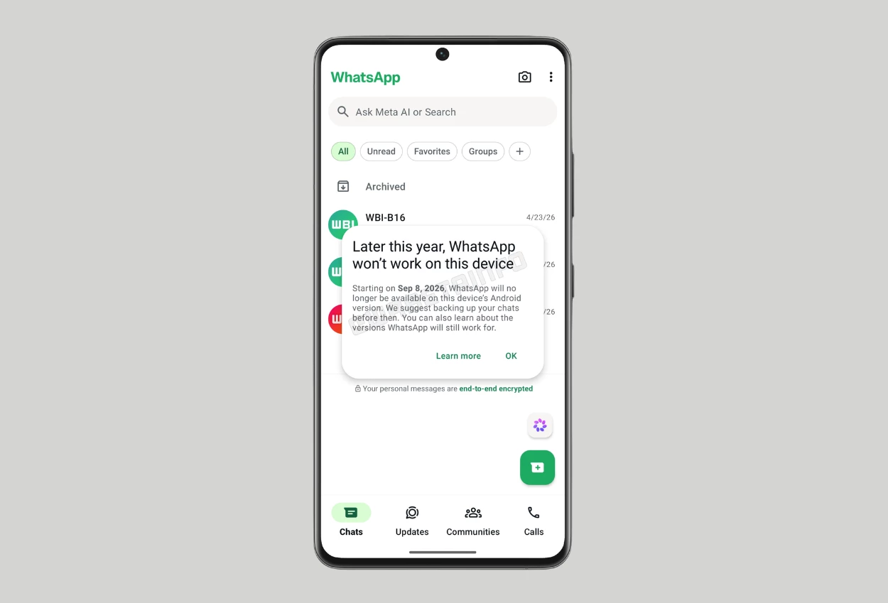 10 HP Ini Tak Lagi Bisa Pakai WhatsApp Mulai Juni 2026, Ada Punyamu