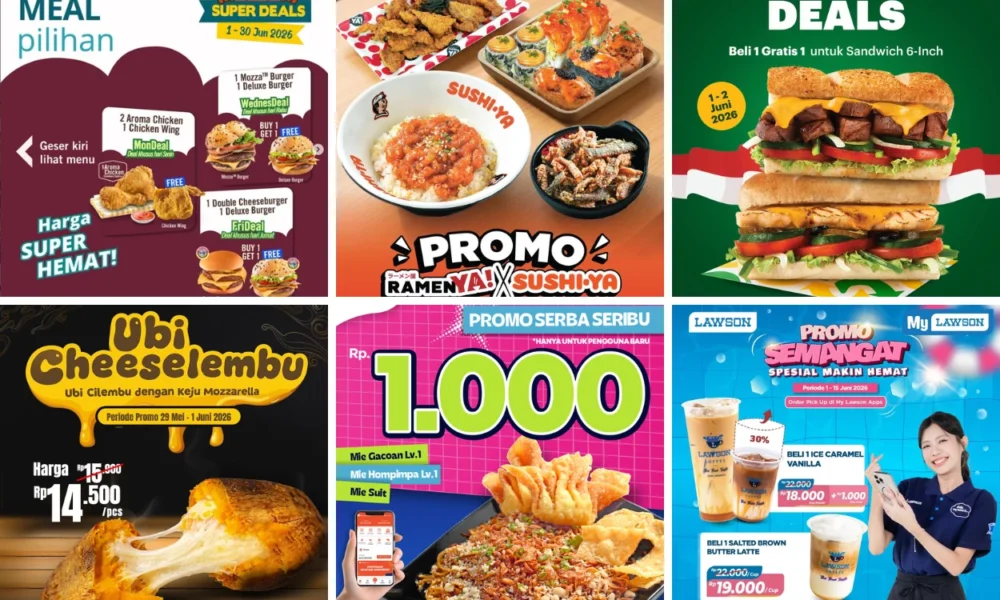 11 Promo Makanan dan Minuman di Hari Pancasila, Banyak Diskon!
