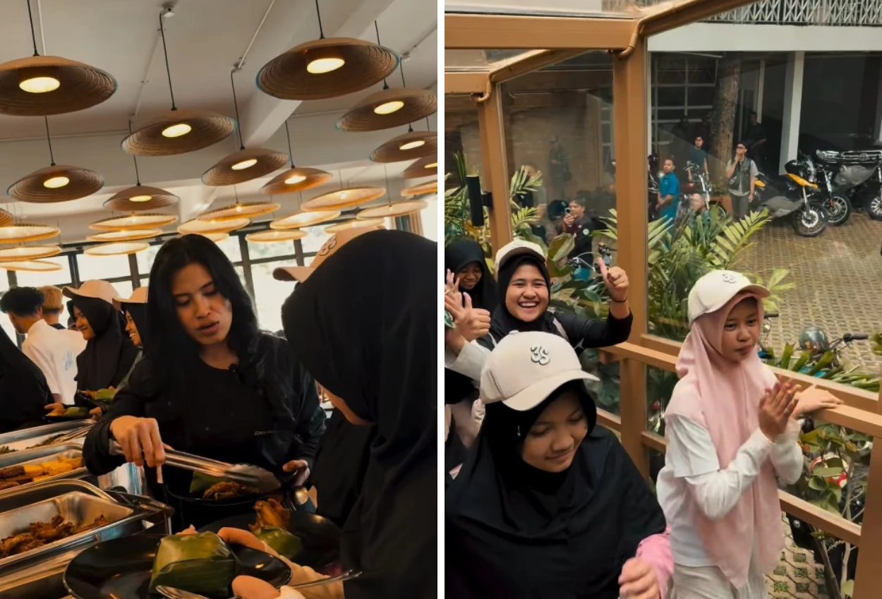 Anak Anak Rumah Yatim Tak Berhenti Tersenyum saat Makan dan Main Bersama di 1 Malam 1000 Kenangan