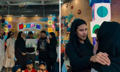 Destimar Tak Kuasa Menahan Tangis saat Salurkan Santunan usai Ajak Anak Yatim Nginap di Villa Mewah