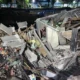 Detik Detik Bangunan Ambruk di Petamburan Terekam CCTV