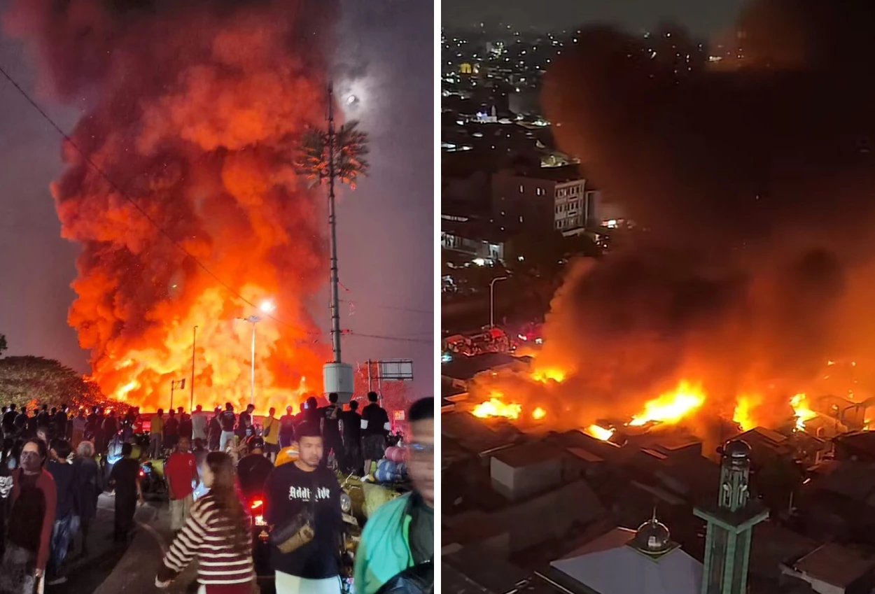 Fakta Fakta Kebakaran di Permukiman Pasar Jiung Kemayoran