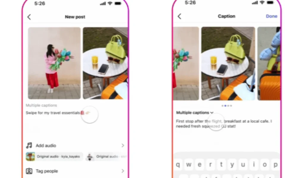 Fitur Baru Instagram, Satu Carousel Bisa Beda Beda Caption!