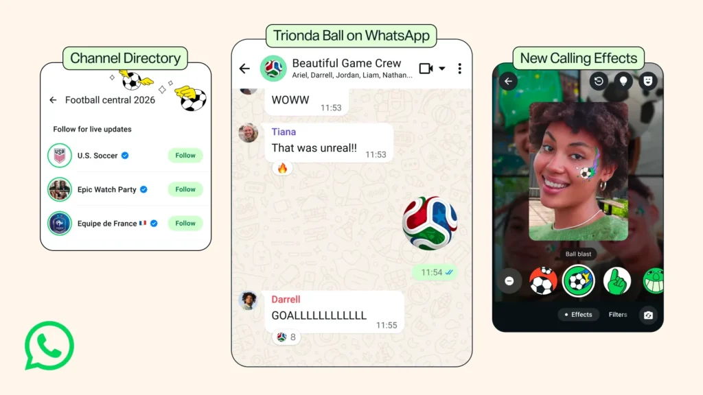 Fitur Baru WhatsApp Jelang Piala Dunia