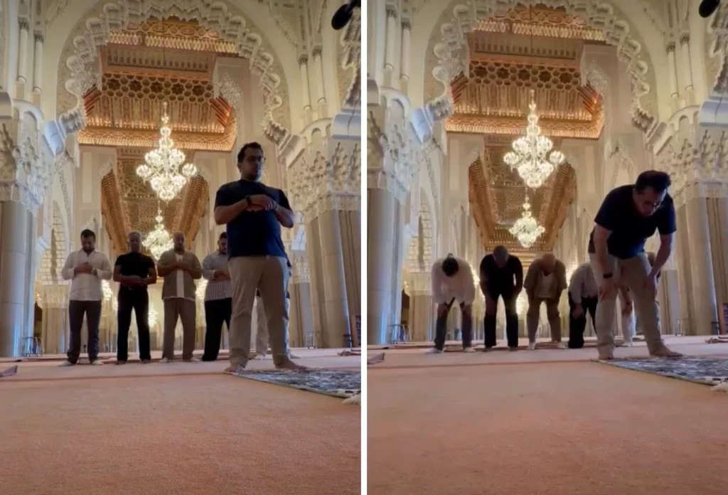 Giancarlo Esposito salat di masjid setelah mualaf