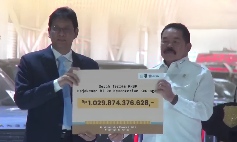 Jaksa Agung Serahkan Hasil Pemulihan Aset Rp1,02 Triliun ke Negara, Ada Aset Eddy Tansil