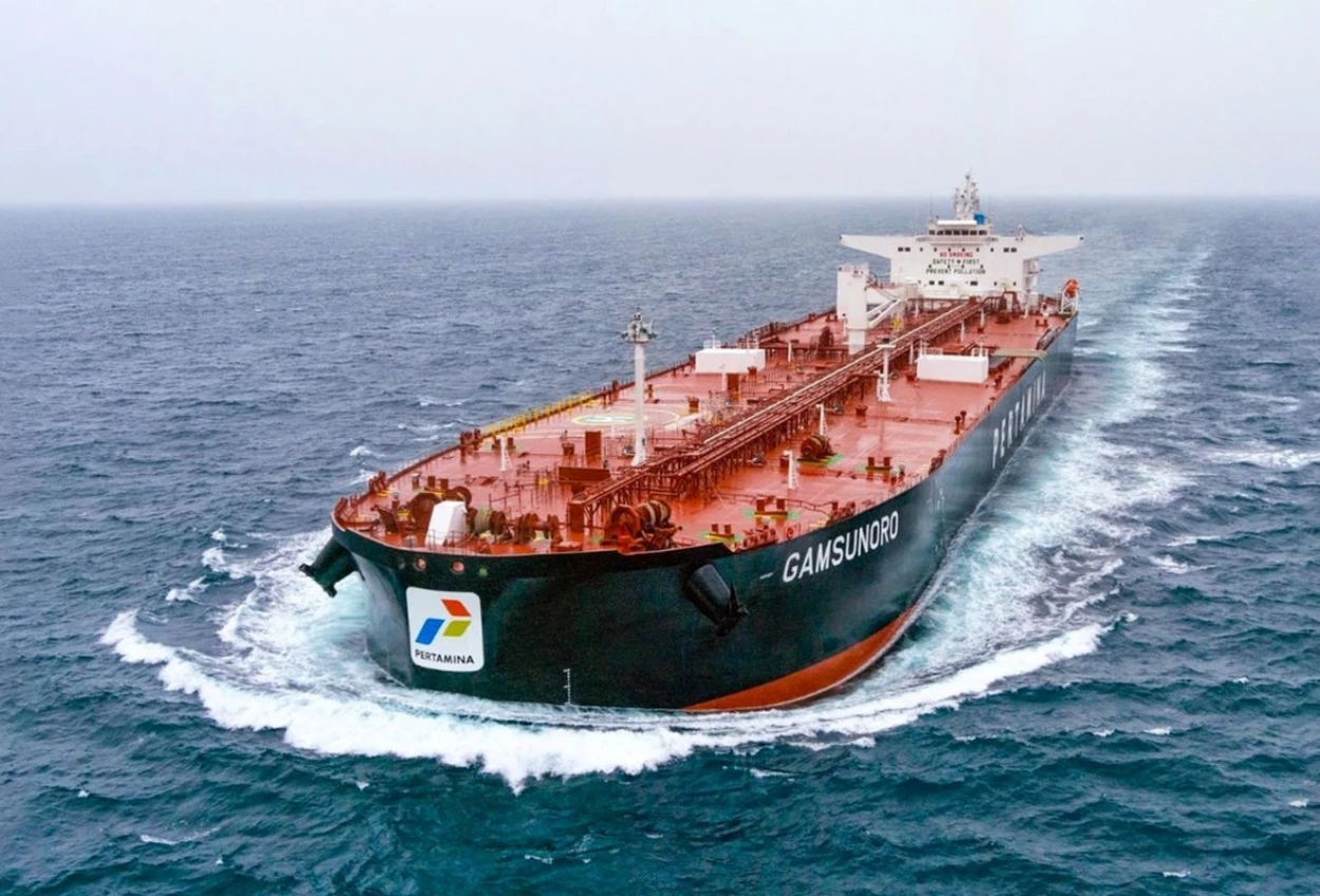 Kapal Pertamina Gamsunoro Berhasil Lintasi Selat Hormuz