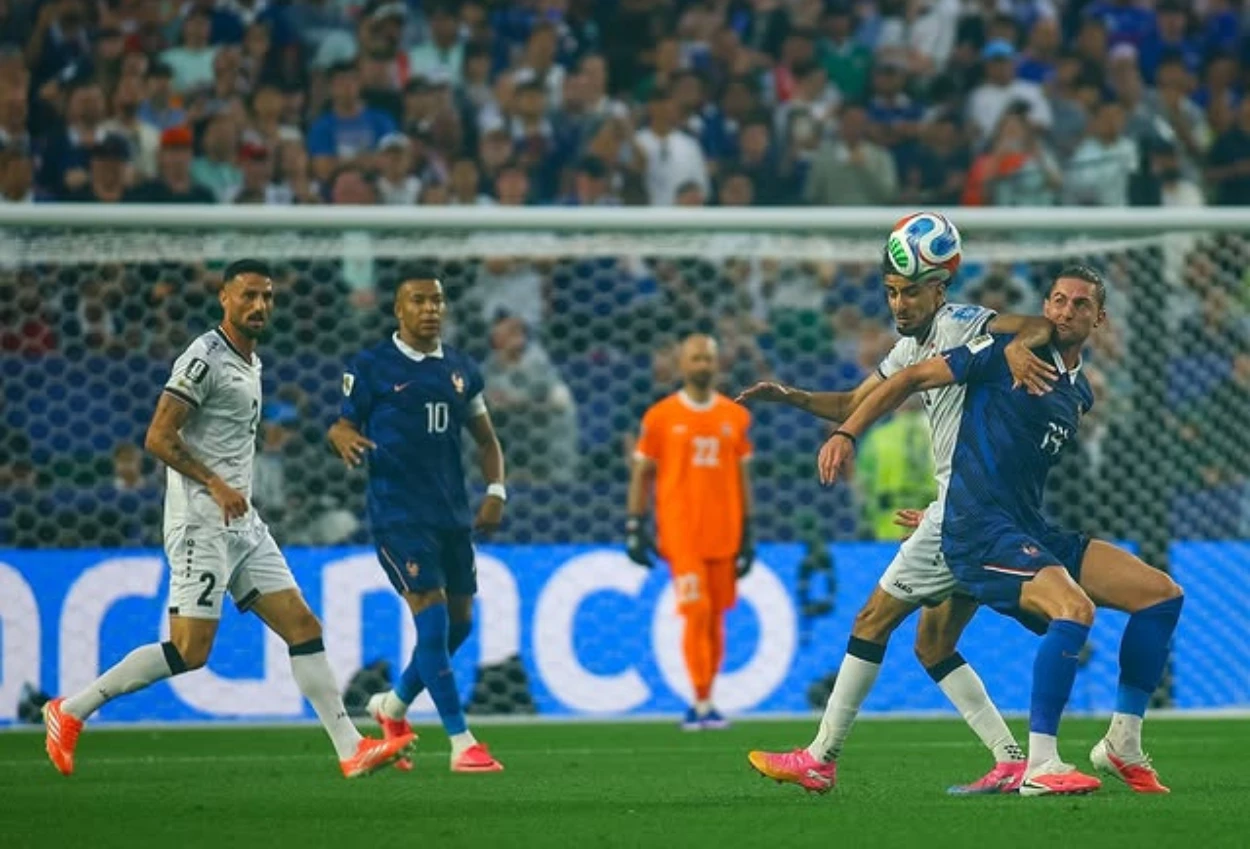 Klasemen Prancis vs Irak di Grup I Piala Dunia
