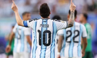 Lionel Messi Cetak Hattrick Pertama di Piala Dunia