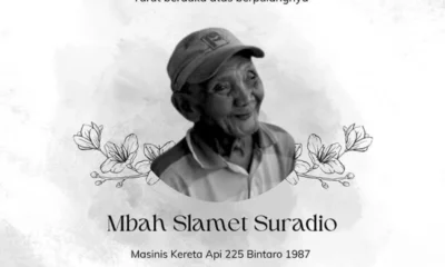 Masinis Tragedi Bintaro 1987 Mbah Slamet Meninggal Dunia
