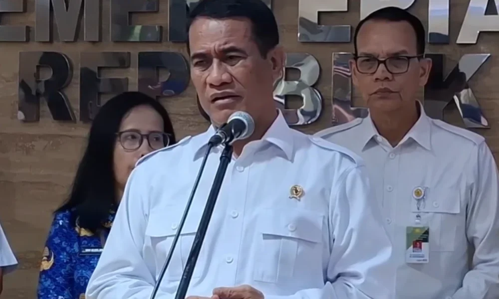Mentan Amran Siapkan Anggaran Hampir Rp10 Triliun untuk Tanam Bibit di 870 Ribu Hektare Lahan