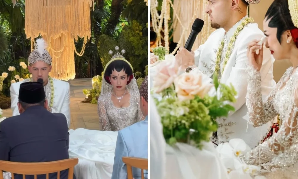 Meski Belum Lancar Bahasa Indonesia, Justin Hubner Lancar Baca Ijab Kabul Nikahi Jennifer Coppen