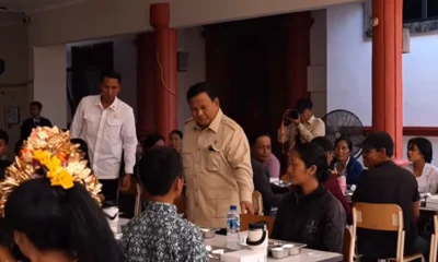 Momen Prabowo Santap MBG bareng Siswa Sekolah Rakyat di Tabanan