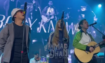 Momen Shafeea Anak Ahmad Dhani Manggung bareng Aldi Taher