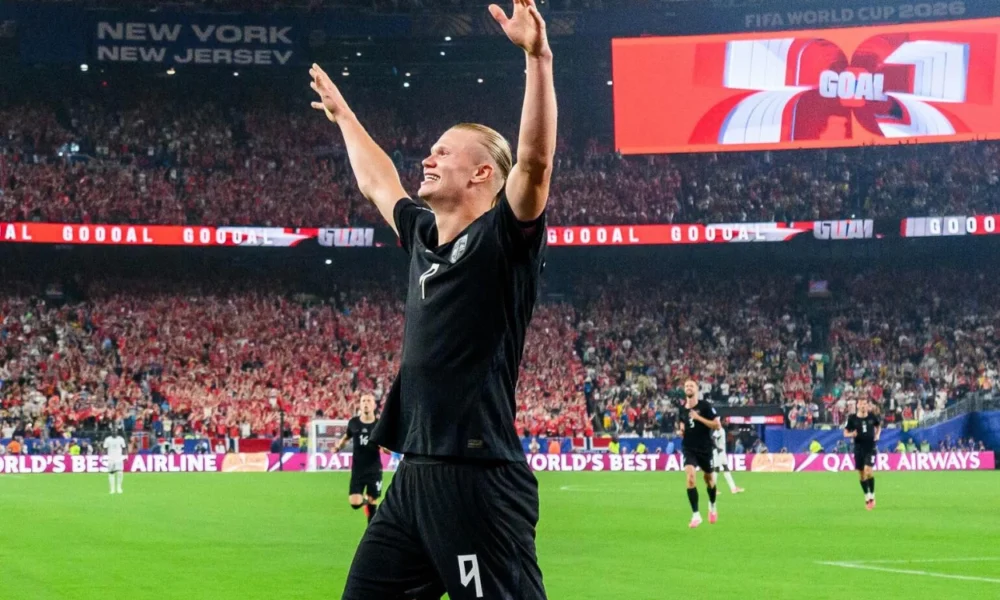 Norwegia vs Senegal 3 2 Brace Haaland Antarkan Norwegia Amankan Tiket 32 Besar