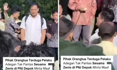 Orang Tua Mahasiswa yang Keciduk Ciuman Sujud di Hadapan Warga Kampus