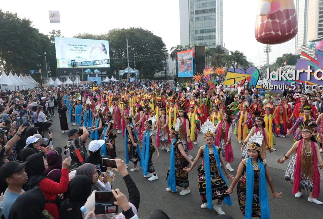 Perputaran Ekonomi di Bundaran HI Tembus Rp2 Triliun dalam Semalam, Ini Dalangnya