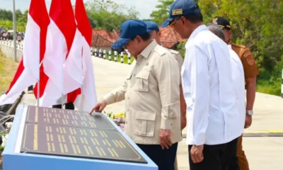 Prabowo Resmikan Jalan Daerah Sepanjang 1.151 km di 37 Provinsi
