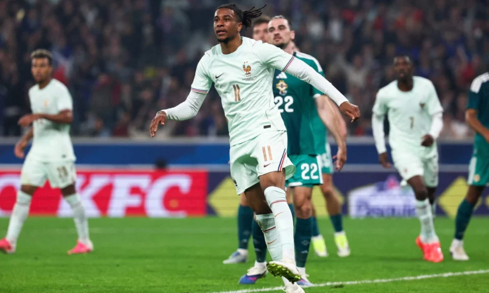 Prancis vs Irlandia Utara 3 1 Michael Olise Cetak Hattrick