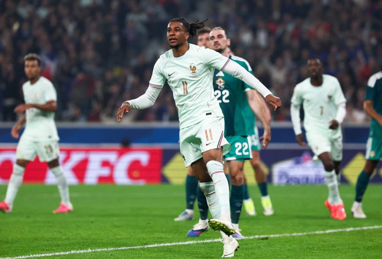 Prancis vs Irlandia Utara 3 1 Michael Olise Cetak Hattrick