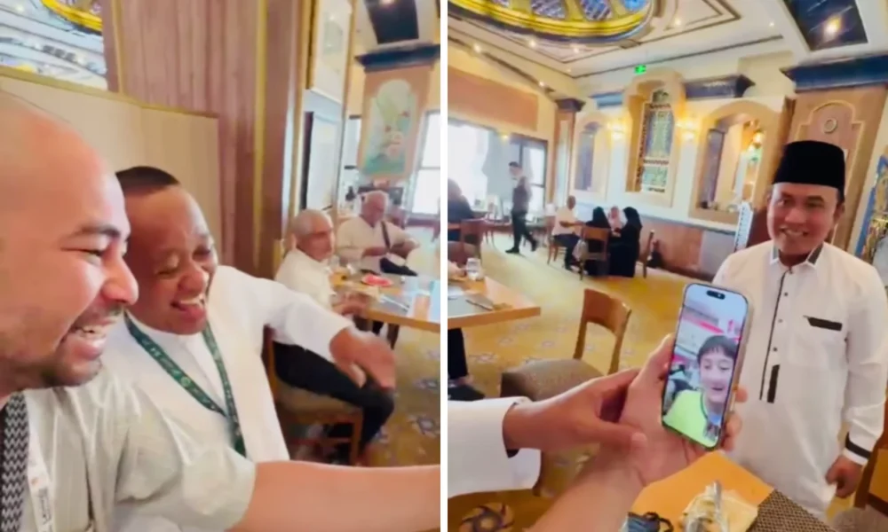 Rafathar Video Call bareng Bahlil, Ngaku Suka Lagu MBG Mas Bahlil Ganteng