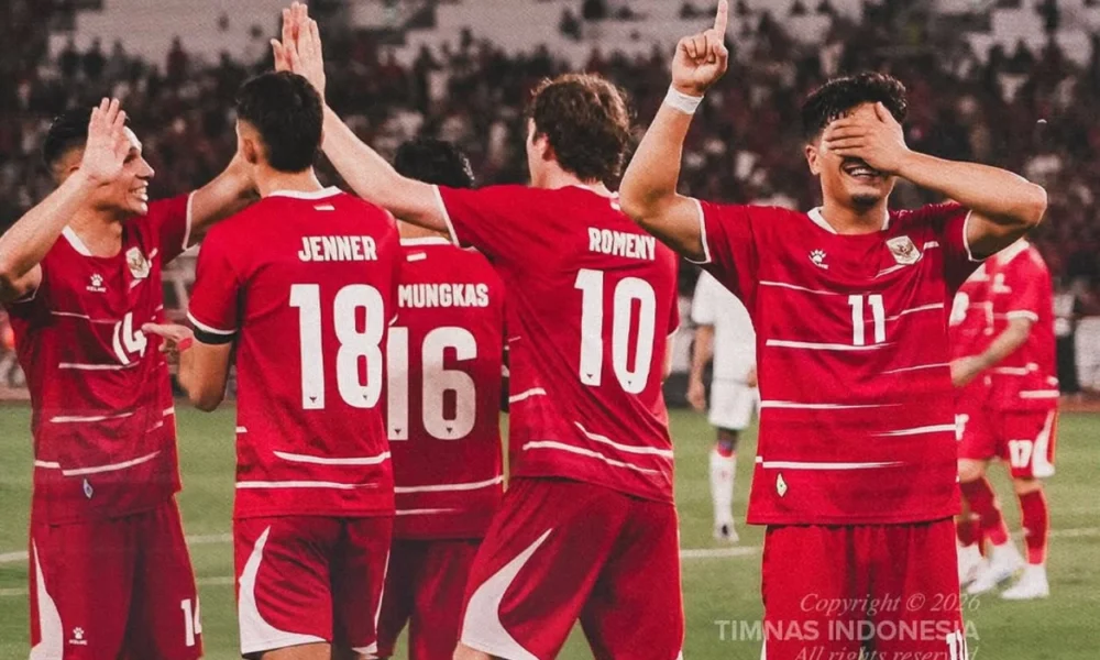 Ranking Indonesia di FIFA Naik 4 Tingkat usai Bungkam Oman Tanpa Balas