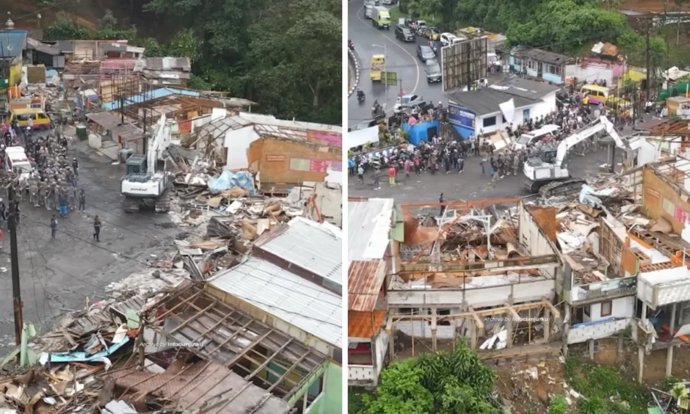 Ratusan Bangunan Liar di Puncak Dibongkar, Pemerintah Beri Kompensasi Rp10 Juta untuk Pedagang