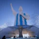 Rekor! Argentina Bangun Patung Lionel Messi, Tingginya Tembus 26 Meter