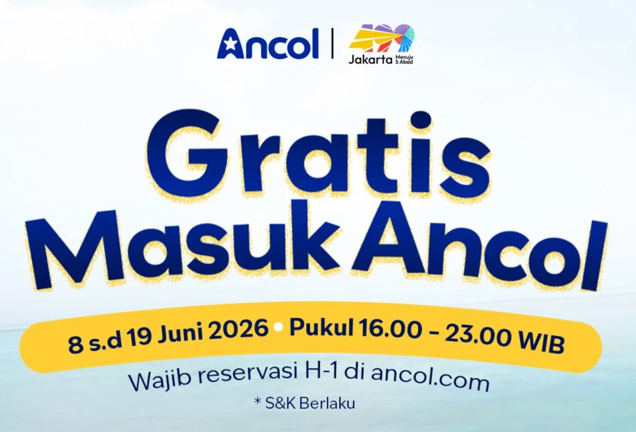 Sambut HUT Jakarta, Masuk Ancol Gratis pada 8 hingga 19 Juni