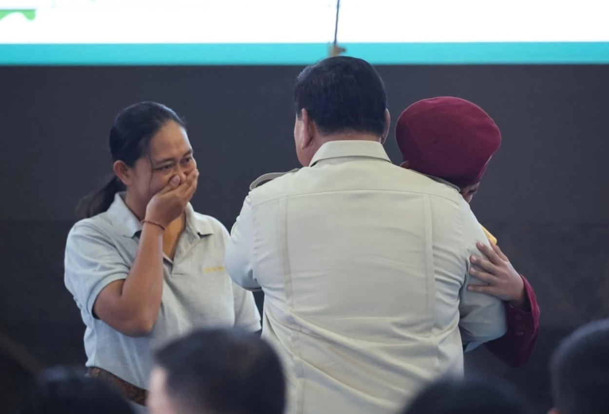 Siswa Sekolah Rakyat Curhat Pernah jadi Korban Bullying ke Prabowo