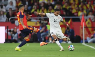 Spanyol vs Irak 1 1 Bek Persib Frans Putros Ikut Bantu Singa Mesopotamia Tahan La Roja