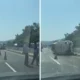 Truk Tangki Terguling di Tol Purbaleunyi KM 94, Lalin Macet