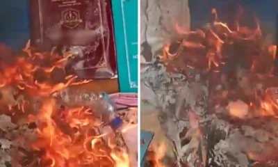 Viral! Ayah Bakar Ijazah Anak