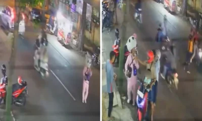 Viral! Usai Tertabrak, Badut di Tuban Malah Ditampar Pelaku