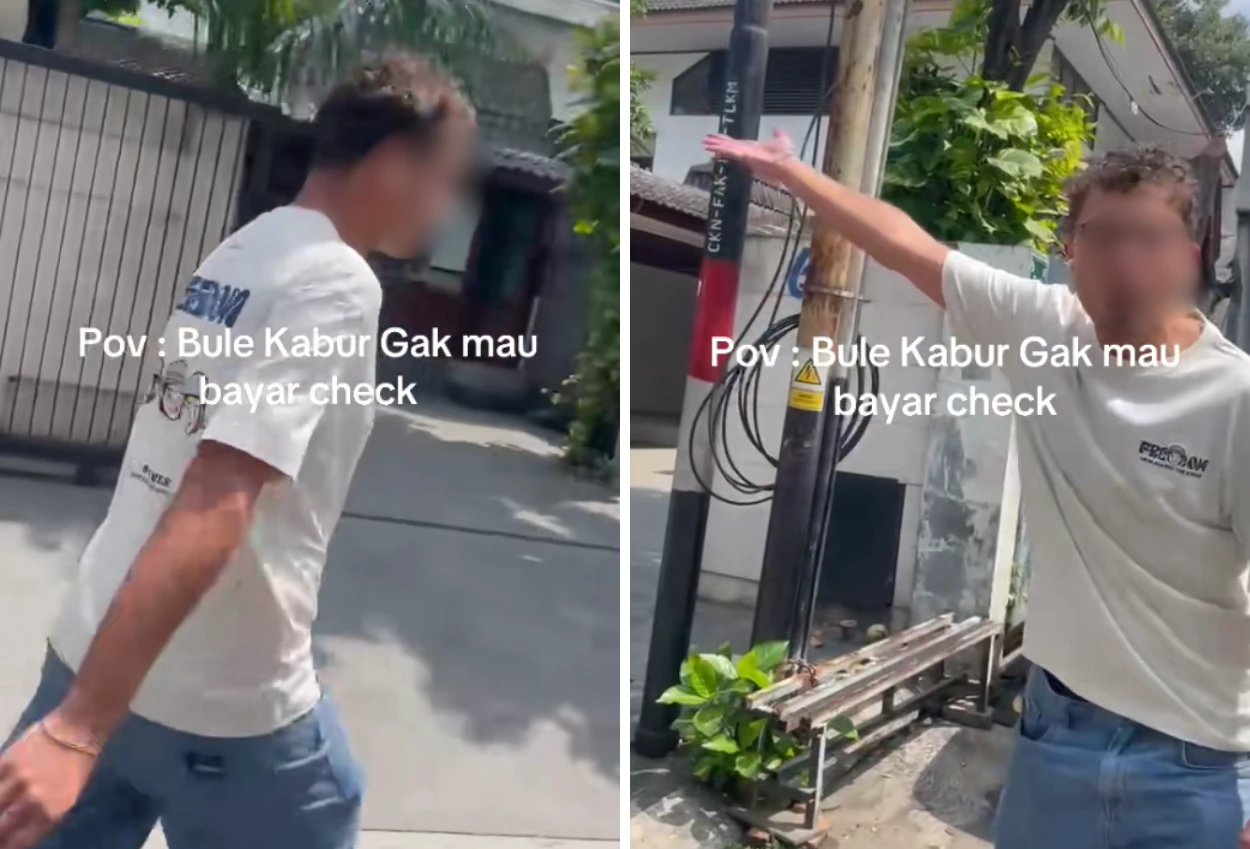 Viral! WNA Ini Ngamuk Tak Mau Bayar Makan di Tanah Abang