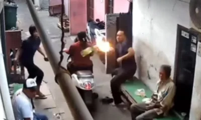 Ibu dilempar bom molotov