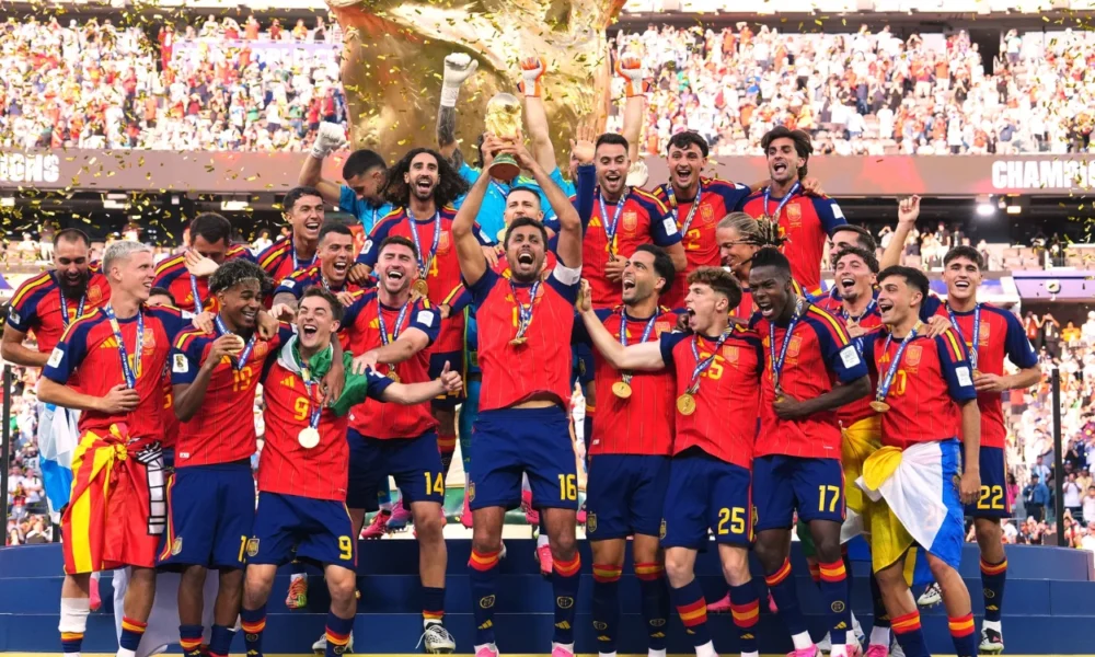 Argentina vs Spanyol 0 1 Gol Ferran Torres Antarkan Spanyol Juara Piala Dunia