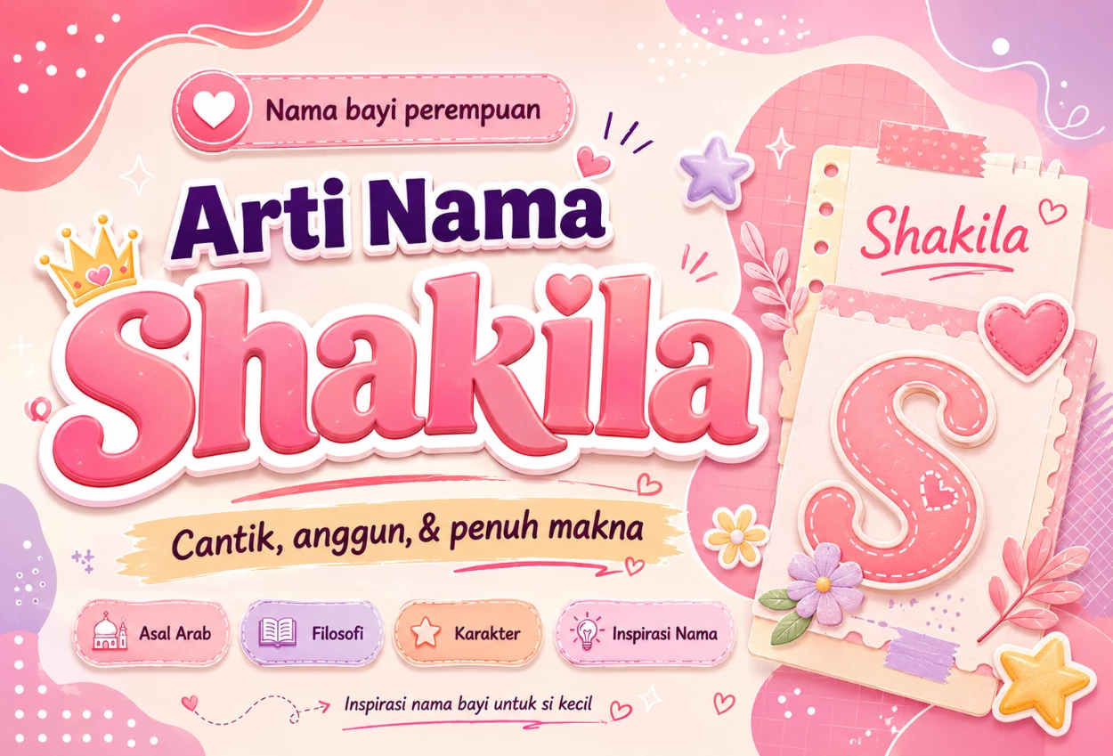 Arti Nama Shakila Sifat, Karakter dan 35+ Rangkaian Namanya Panjangnya