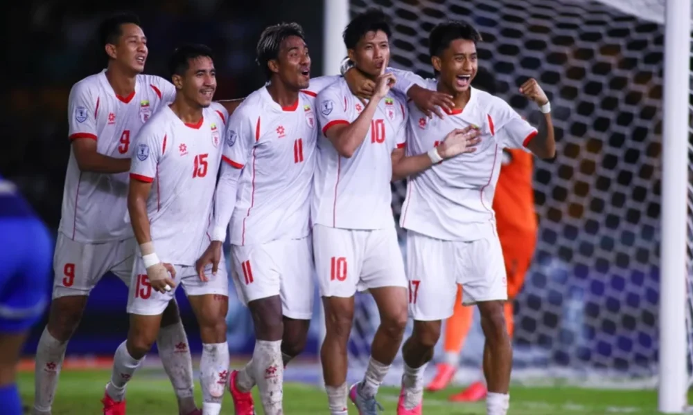 Filipina vs Myanmar 1 4 Myanmar Pesta Gol di Kandang Lawan