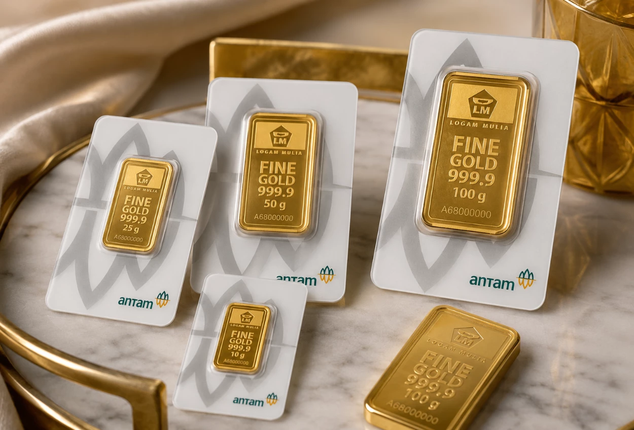 Harga Emas Antam Hari Ini 21 Juli 2026 Anjlok Lagi di Level Segini